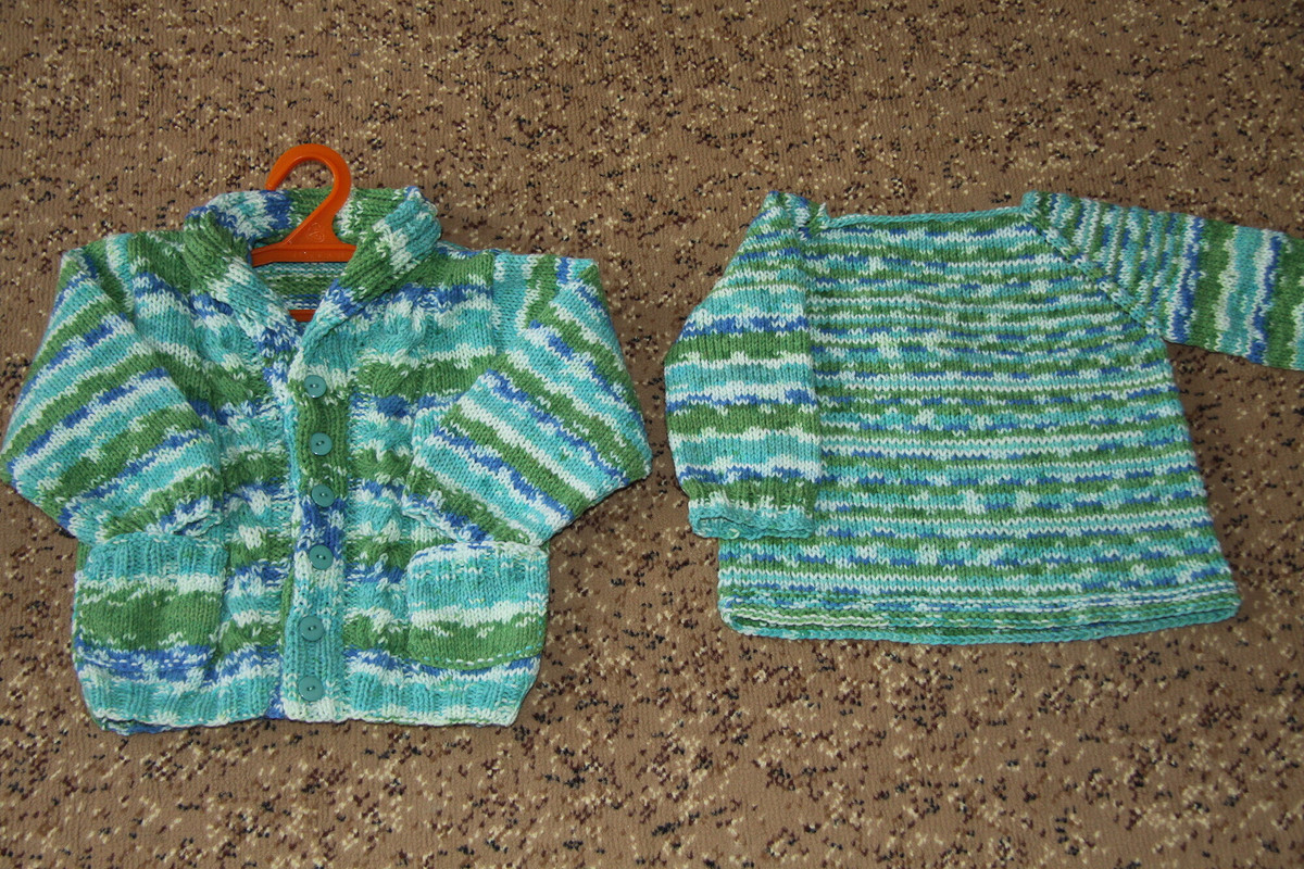 Жакет и пуловер для мальчика от Lana-Svetlana