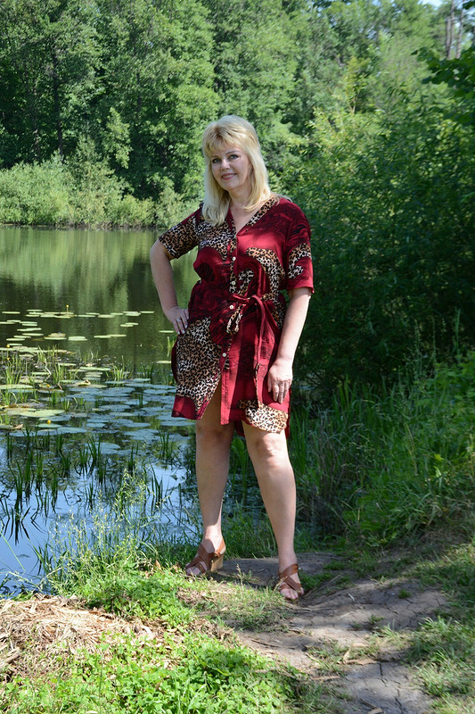 Платье-рубашка и Чёрное  ... озеро от Izabela izaeva