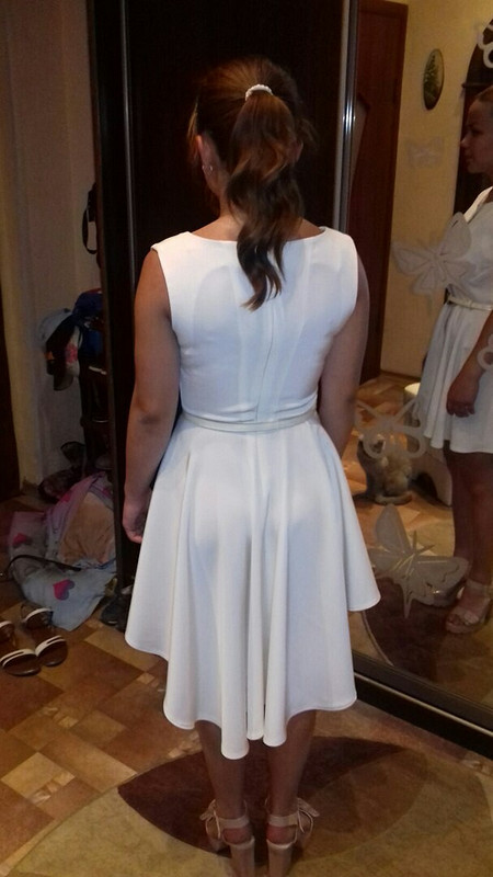 Платье молочного цвета на выпускной от Alena_Georgievna