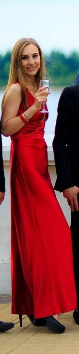 Красное платье от antoninushka