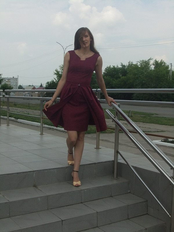 Платье со съемной юбкой от Ольга Z