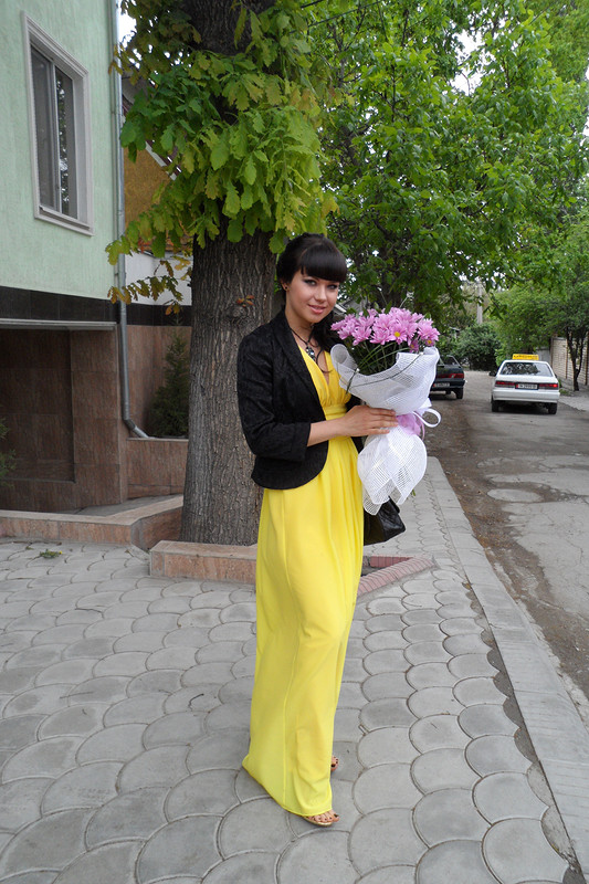Желтое платье от Netysya