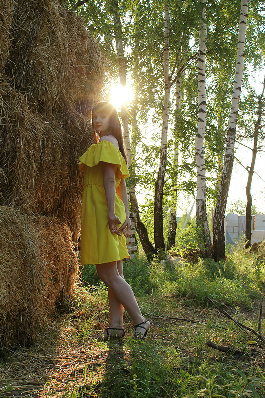 Платье с воланом от Daria_Britikova