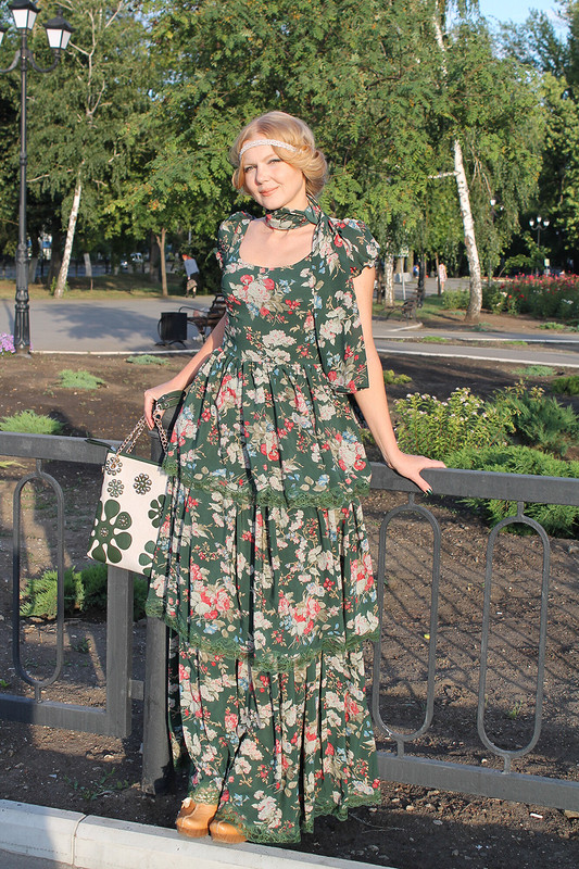 Летнее платье по выкройке свадебного от OlesyaChebotaryova
