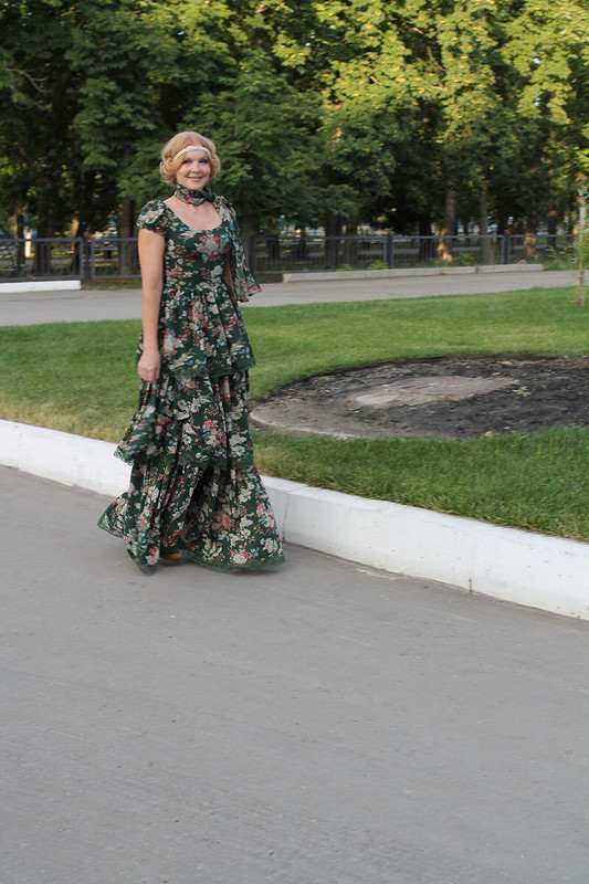 Летнее платье по выкройке свадебного от OlesyaChebotaryova