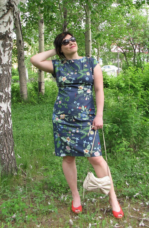 Джинсовое платье с открытой спиной от KsuVM