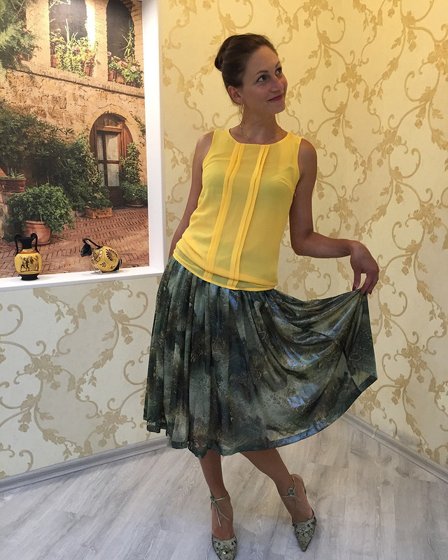 Комплект юбка и майка шифон от Viktoria_Sokova