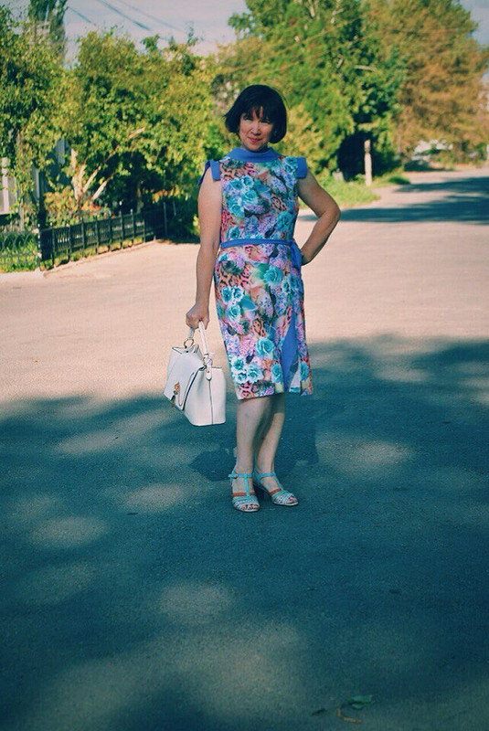 Платье с отделкой от Olga_kz