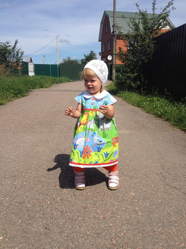 Летнее платье на малышку от IrinaChabrova
