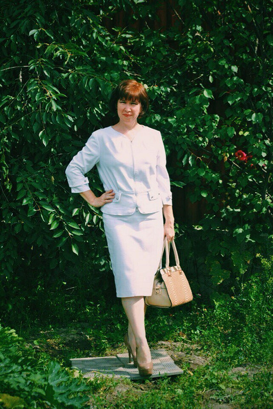 Белый костюм(жакет) от Olga_kz