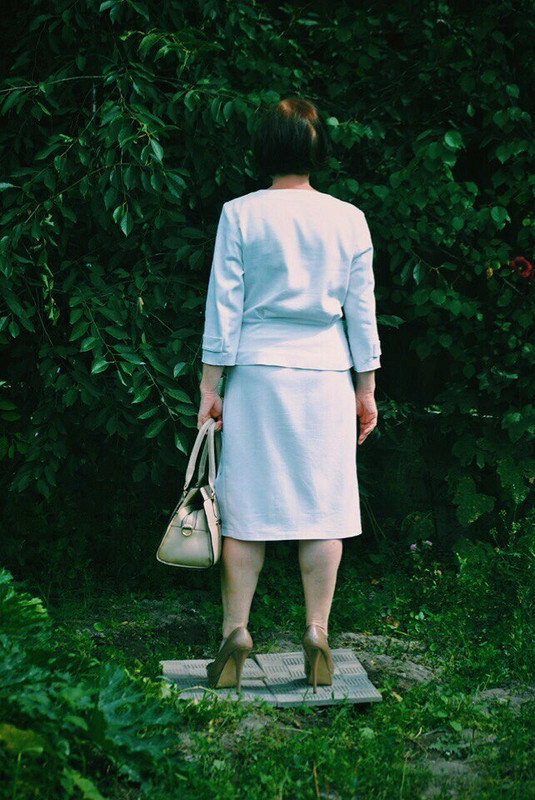 Белый костюм(юбка) от Olga_kz