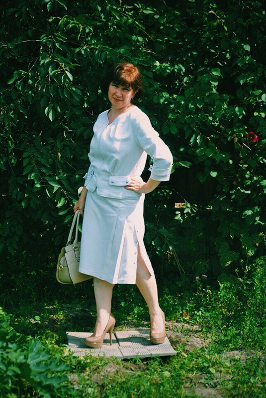 Белый костюм(юбка) от Olga_kz