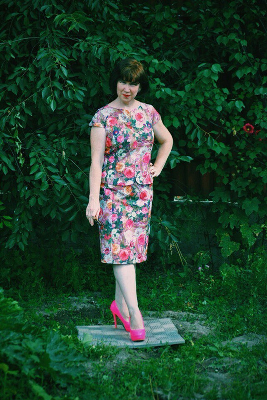 Цветное платье от Olga_kz
