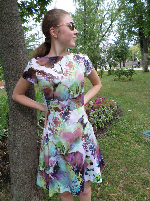 Платье «Цветущий луг» от eshcherba