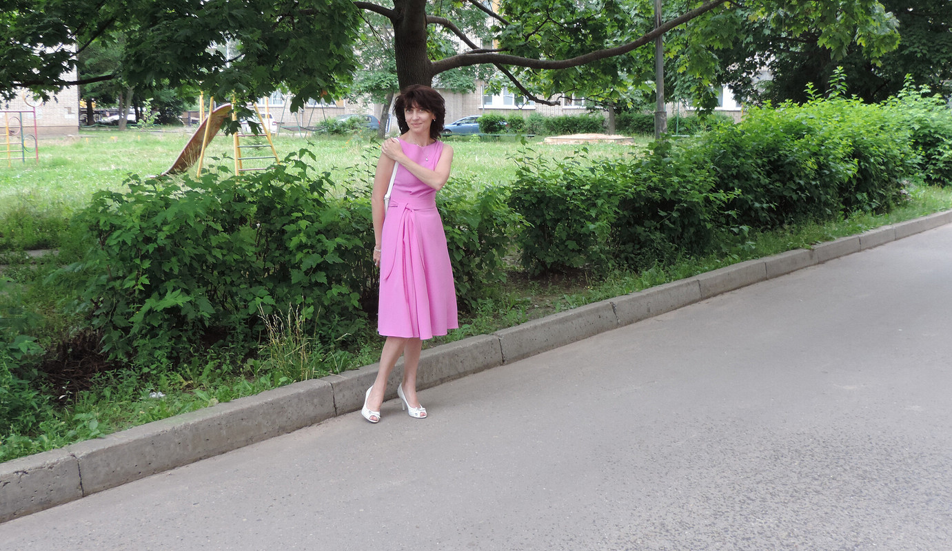 Черничное мороженое... или платье, не попавшее на флэш-моб от julia.golubkova