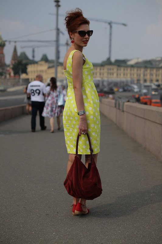 Каждая женщина хочет платье в горошек! от Вера Волхонская