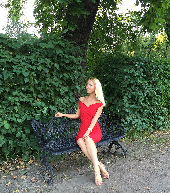 Красное платье от Irishkina