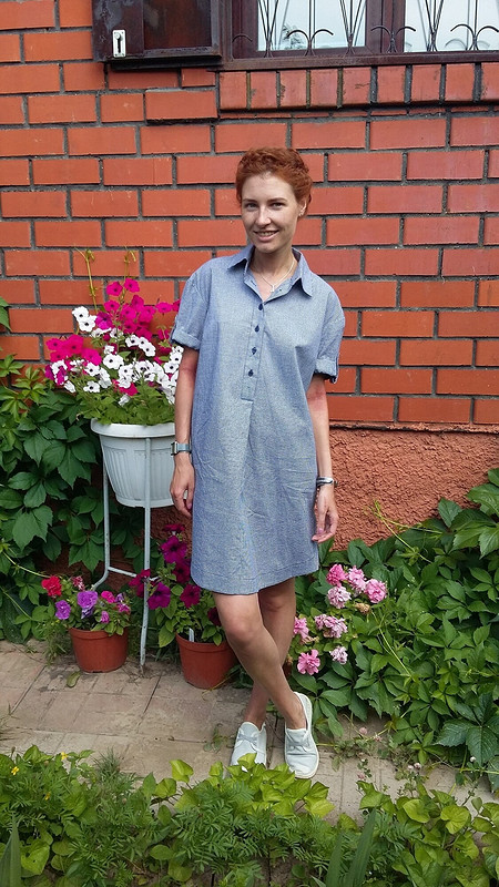 Платье-рубашка от Вера Волхонская