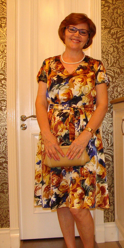 Платье шелковое «Мадам» от Olga-A