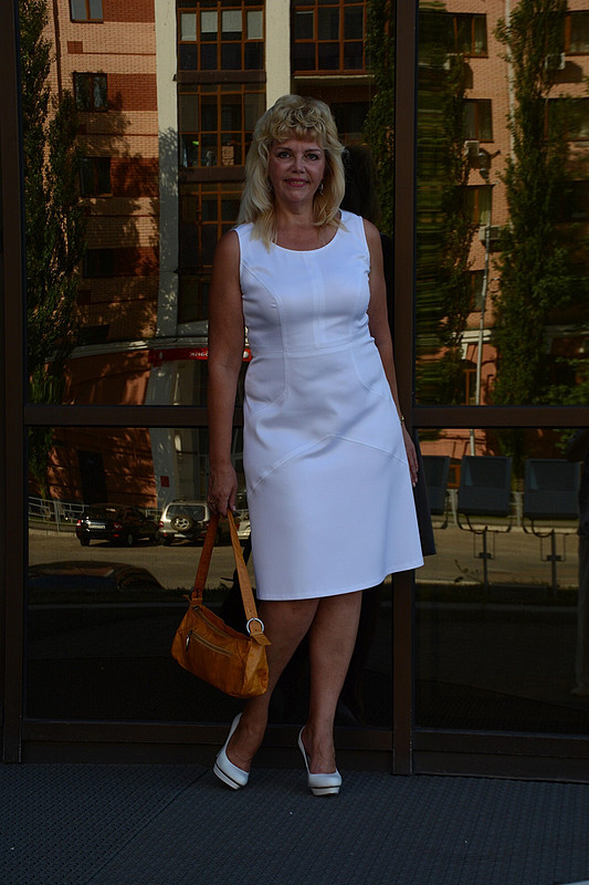 Белое платье от Izabela izaeva
