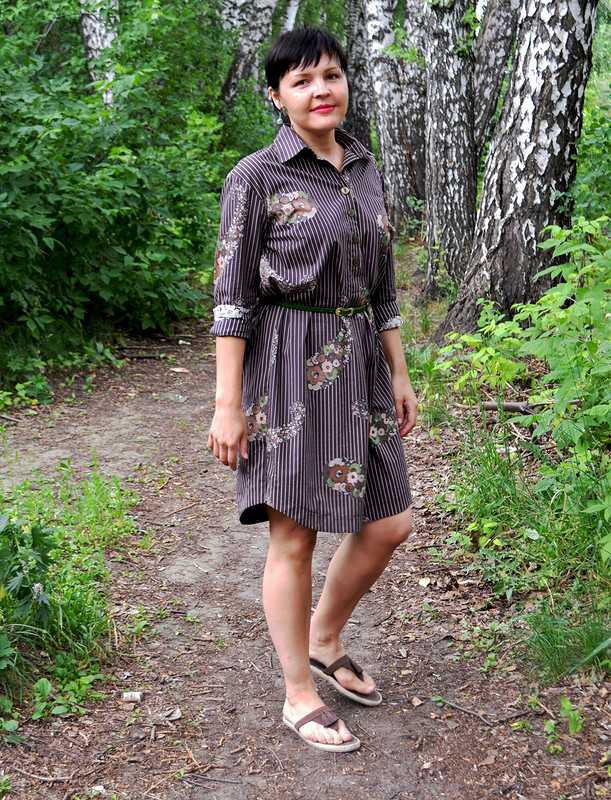 Первое платье-рубашка от Любаева Светлана