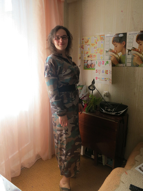 Камуфляжное платье от mAlenushka