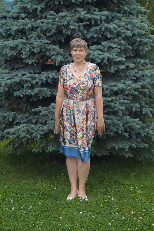 Цветочное платье от Светлана В