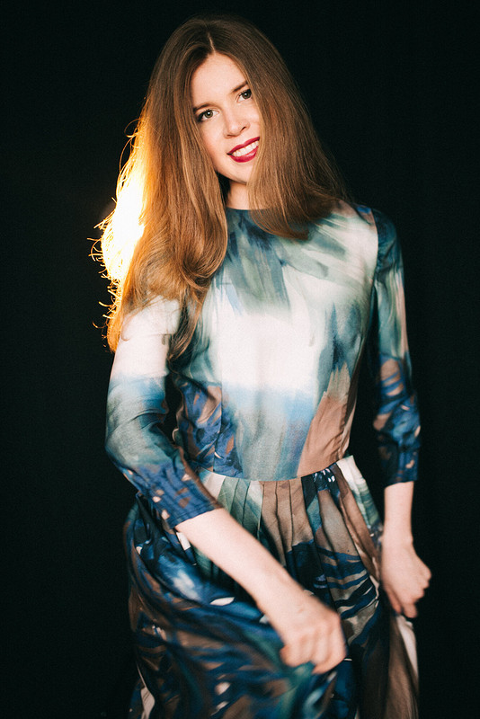 Платье из шёлка от EkaterinaVyatkina