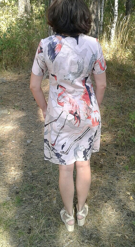 Платье с фламинго от nata-71