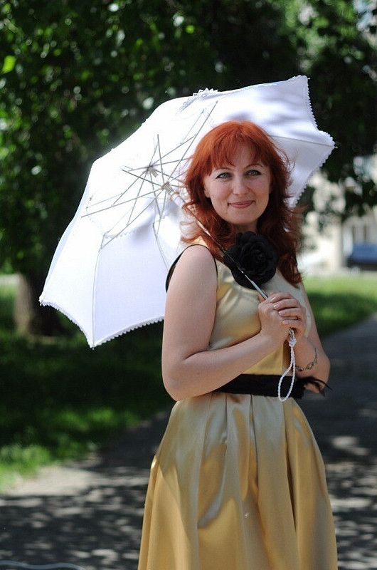 Платье и зонтик от elena.shen