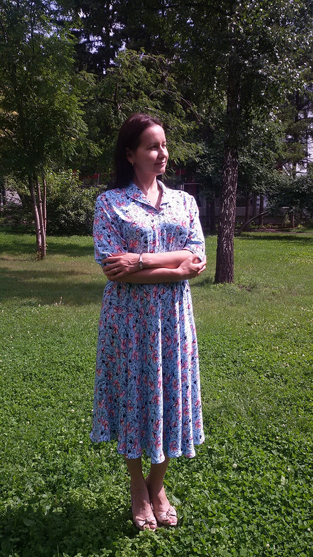 Голубое платье от AlinaNovosibirsk