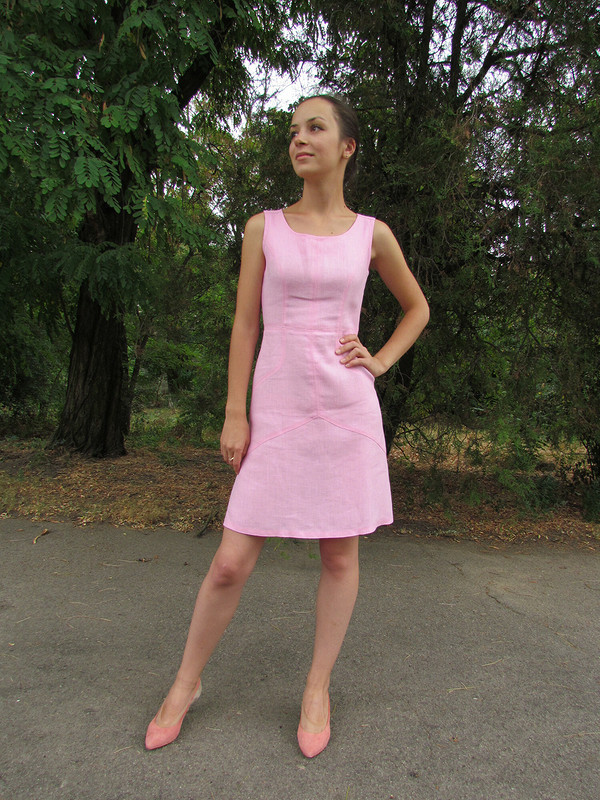 Летнее платье - «Пазлы» от Vilika