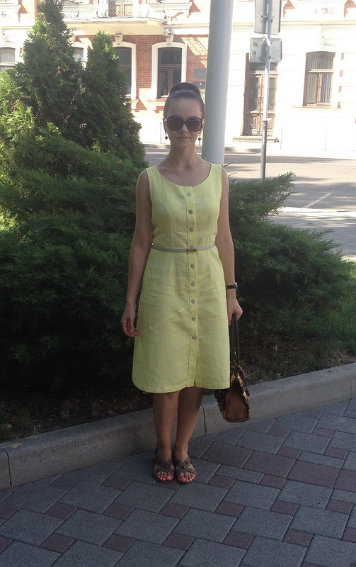 Лимонное платье от Vikk_Torri