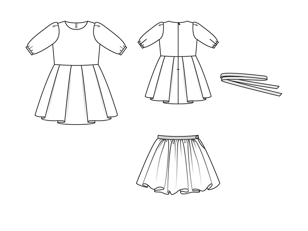 Школьное платье из габардина от Inna_Ka