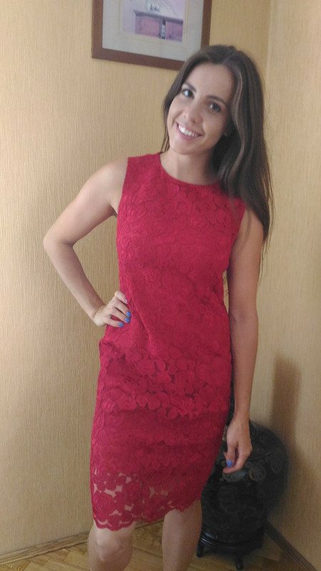 Красное платье от maya25