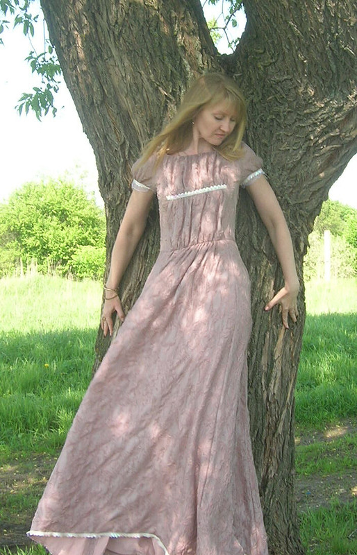 Шифоновое платье.возвращение от Светлана Полушина