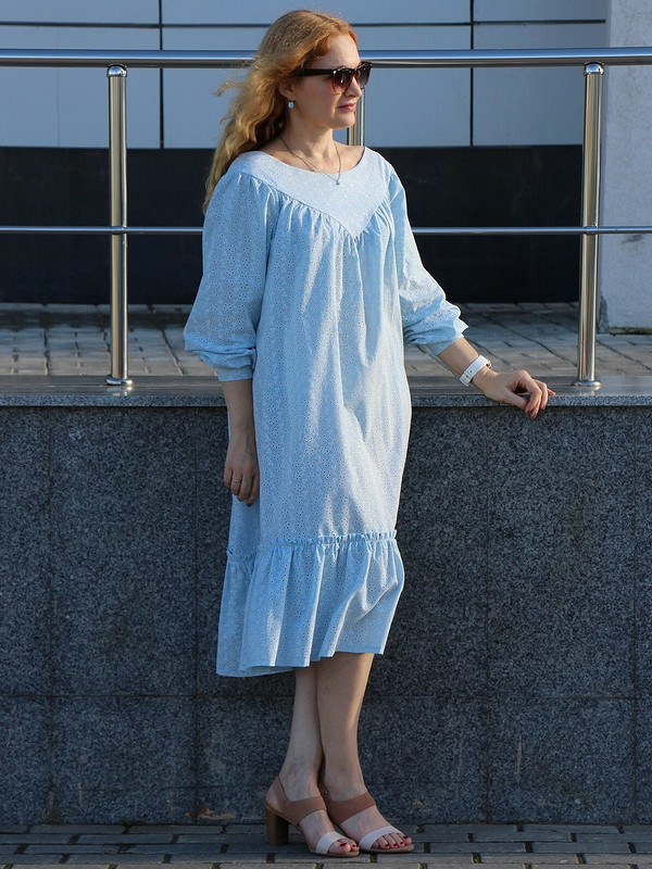 Крестьянское платье от Elena Leo