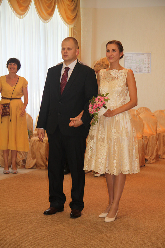 Свадебное платье «Шёлк + кружево = Любовь» от vasya85