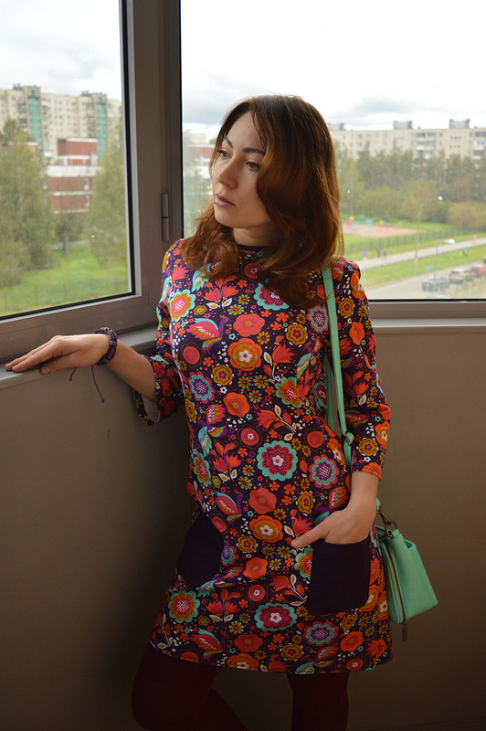 Платье в стиле 60х - Хиппи от Ezhevichka