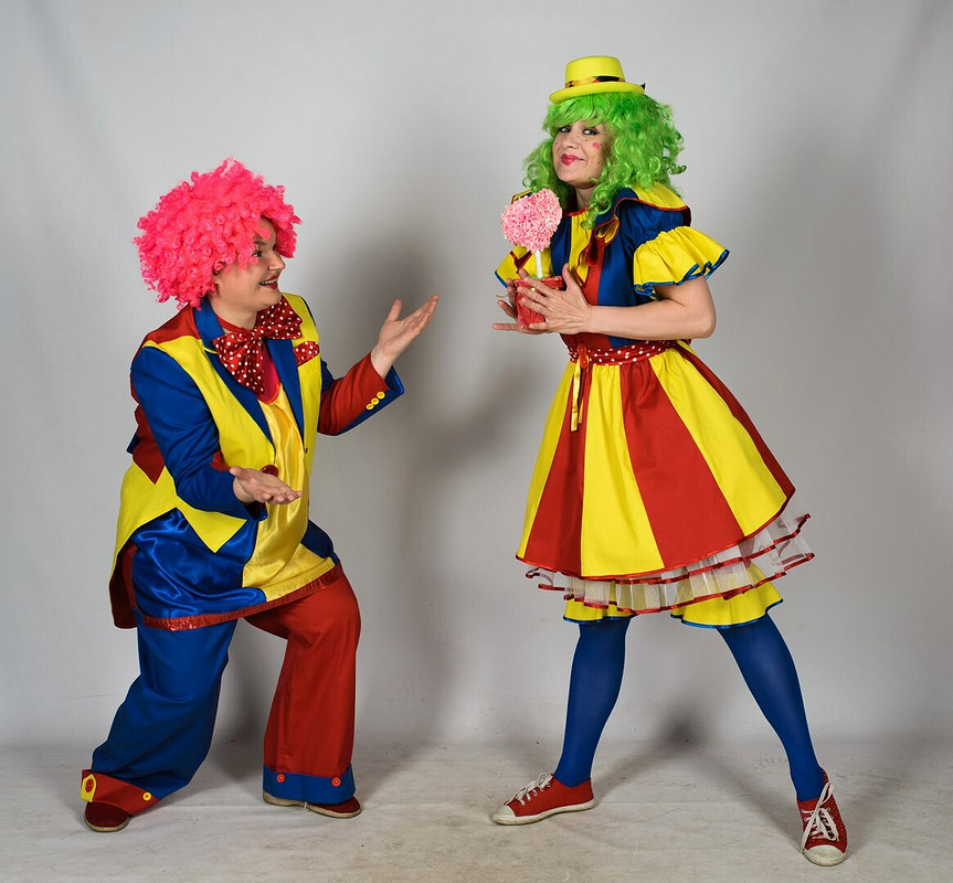 Клоун и клоунесса от Ledikiki