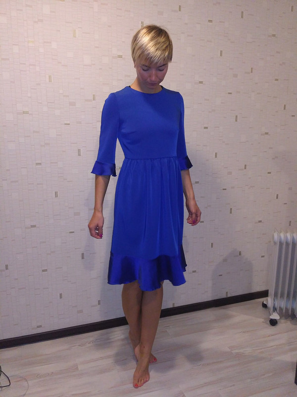Платье синее от Alenaakrobat