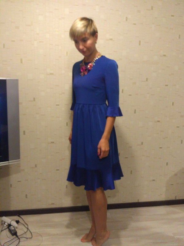 Платье синее от Alenaakrobat