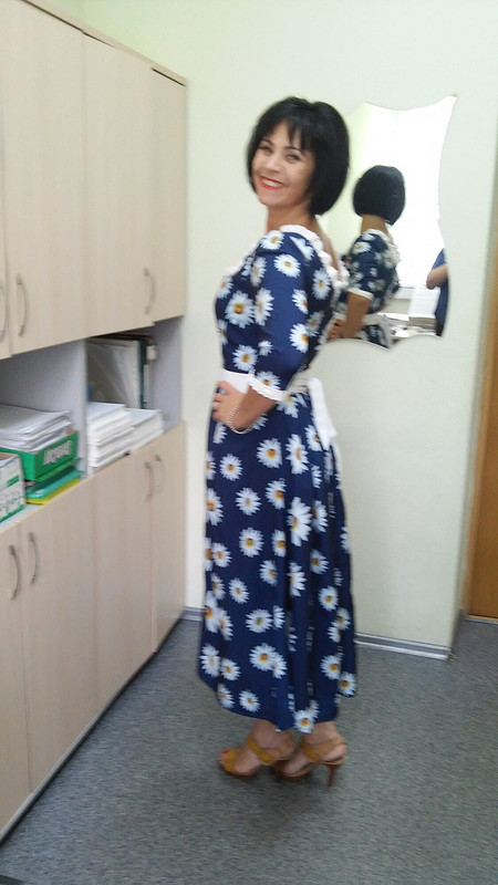 Платье с «ромаяхами» от ЛиКа