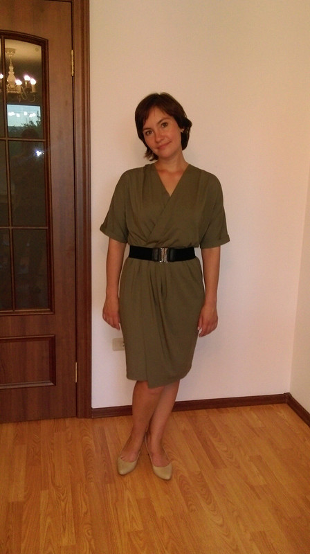 Асимметричное трикотажное платье от AnastasiaPashnina