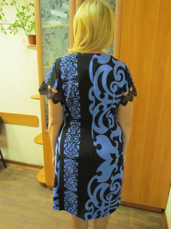 Платье-футляр из купонной ткани от Inna_Ka