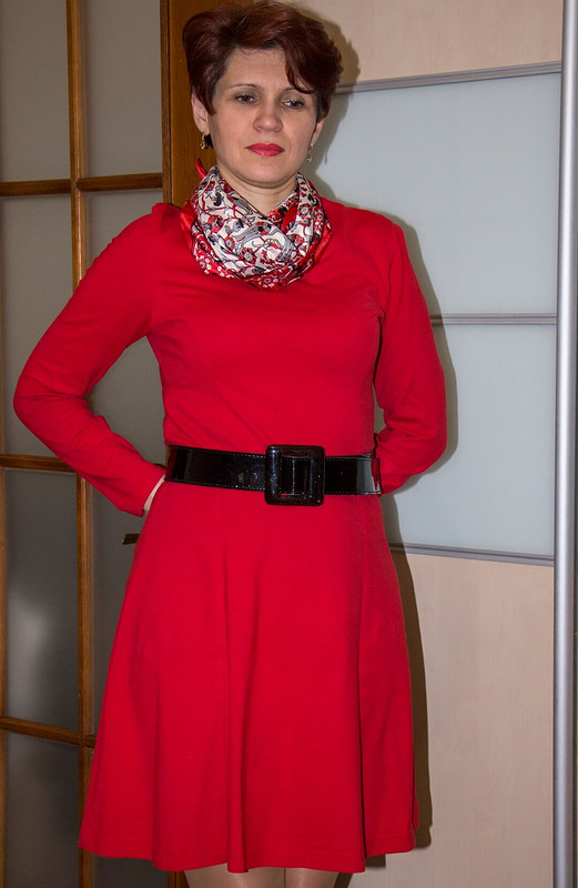Красное платье от yuliy-shaposhnikova