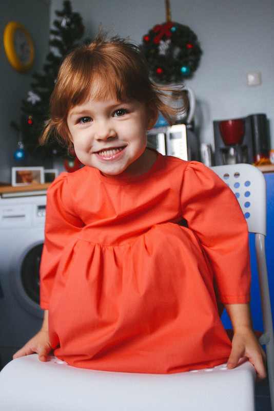 Детское платье с рукавами от sgushenka
