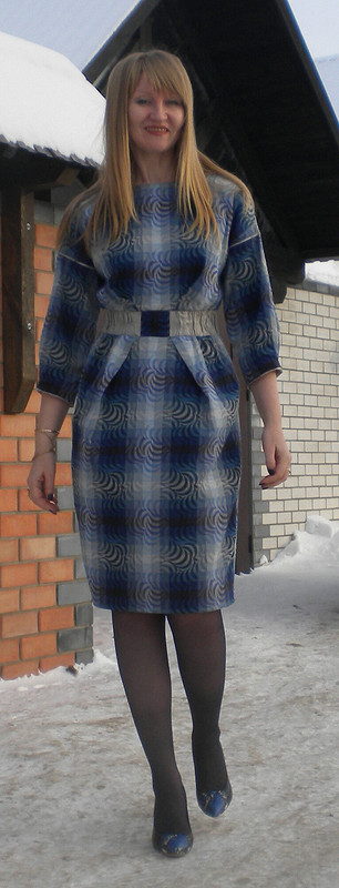 Платье в клетку от Светлана Полушина