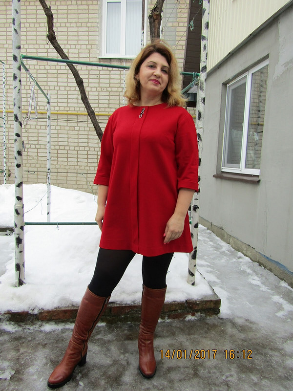 Красное платье от Vilika