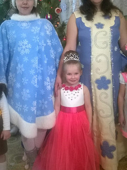 Платье для племянницы на новогодний утренник!